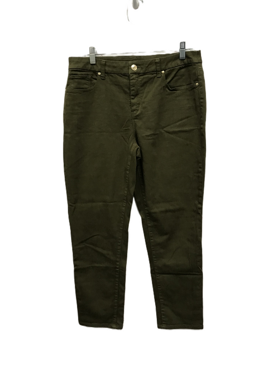 Green Denim Jeans Skinny By Chicos, Size: 8