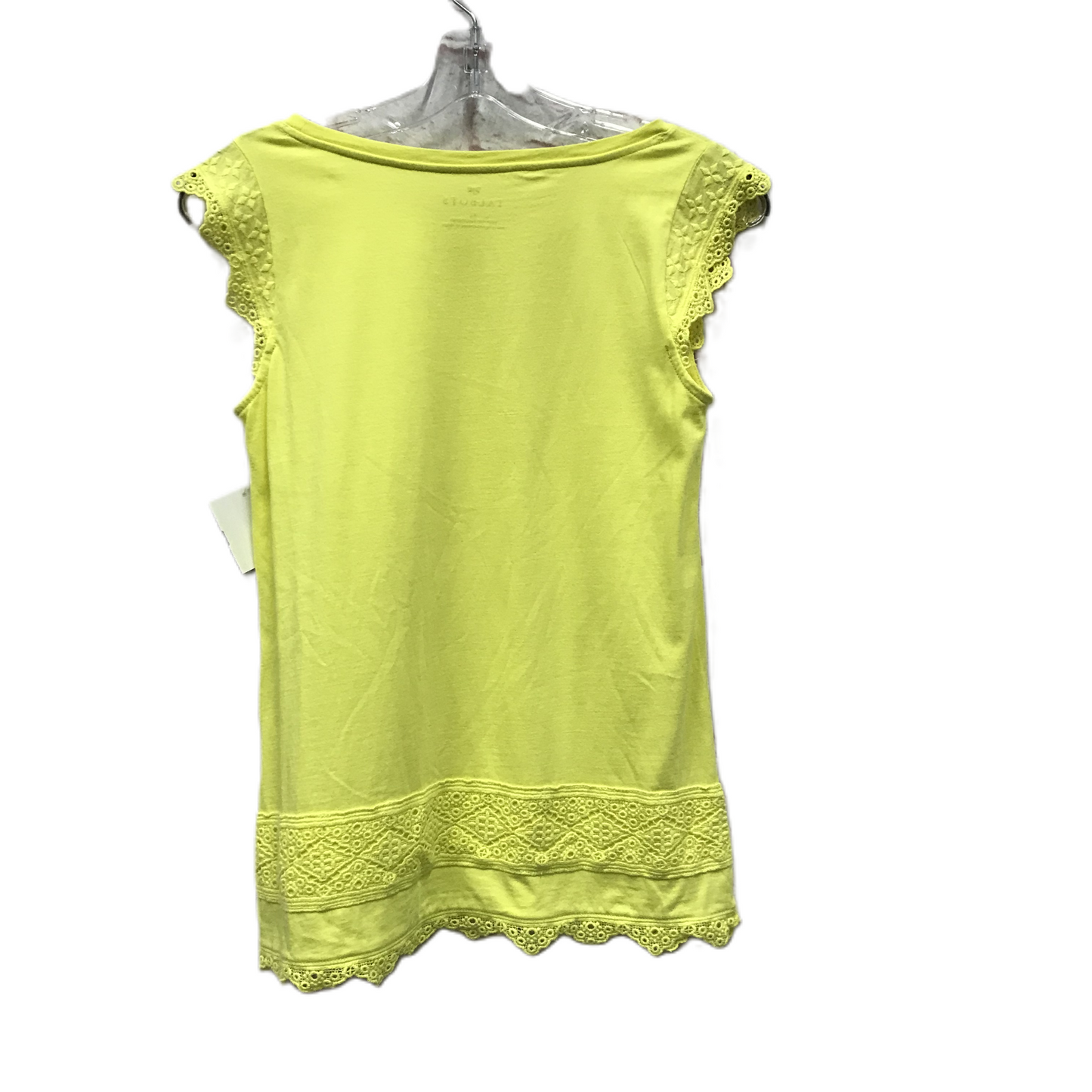 Yellow Top Sleeveless By Talbots, Size: Xs