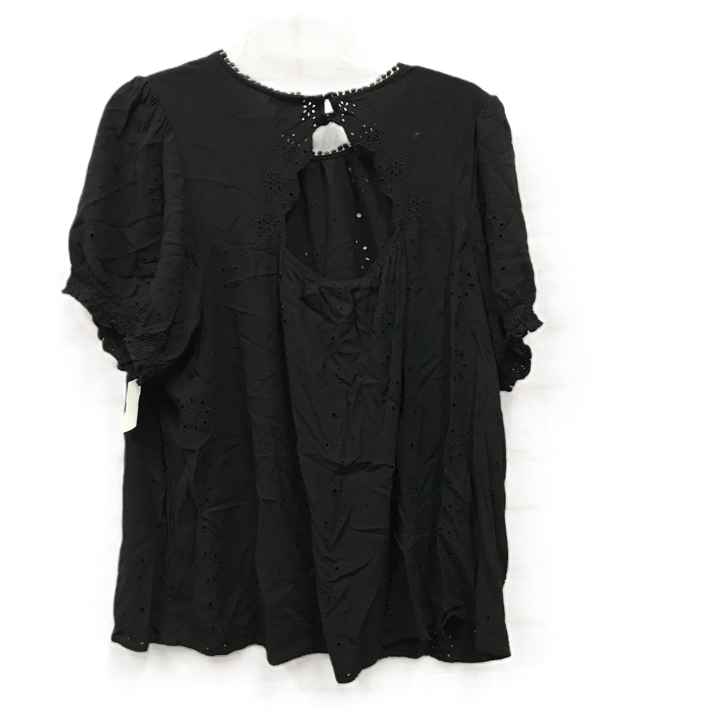 Black Top Short Sleeve By Torrid, Size: 3x