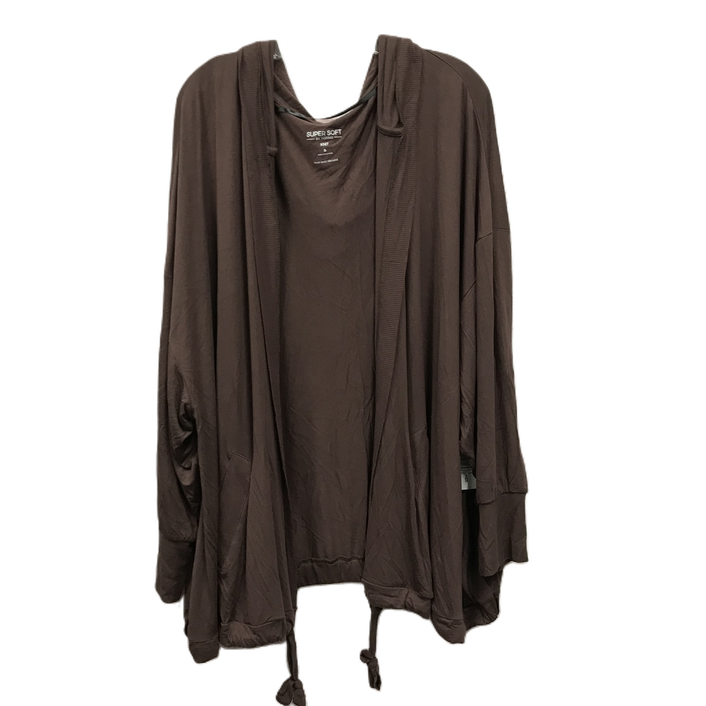 Brown Cardigan By Torrid, Size: 5