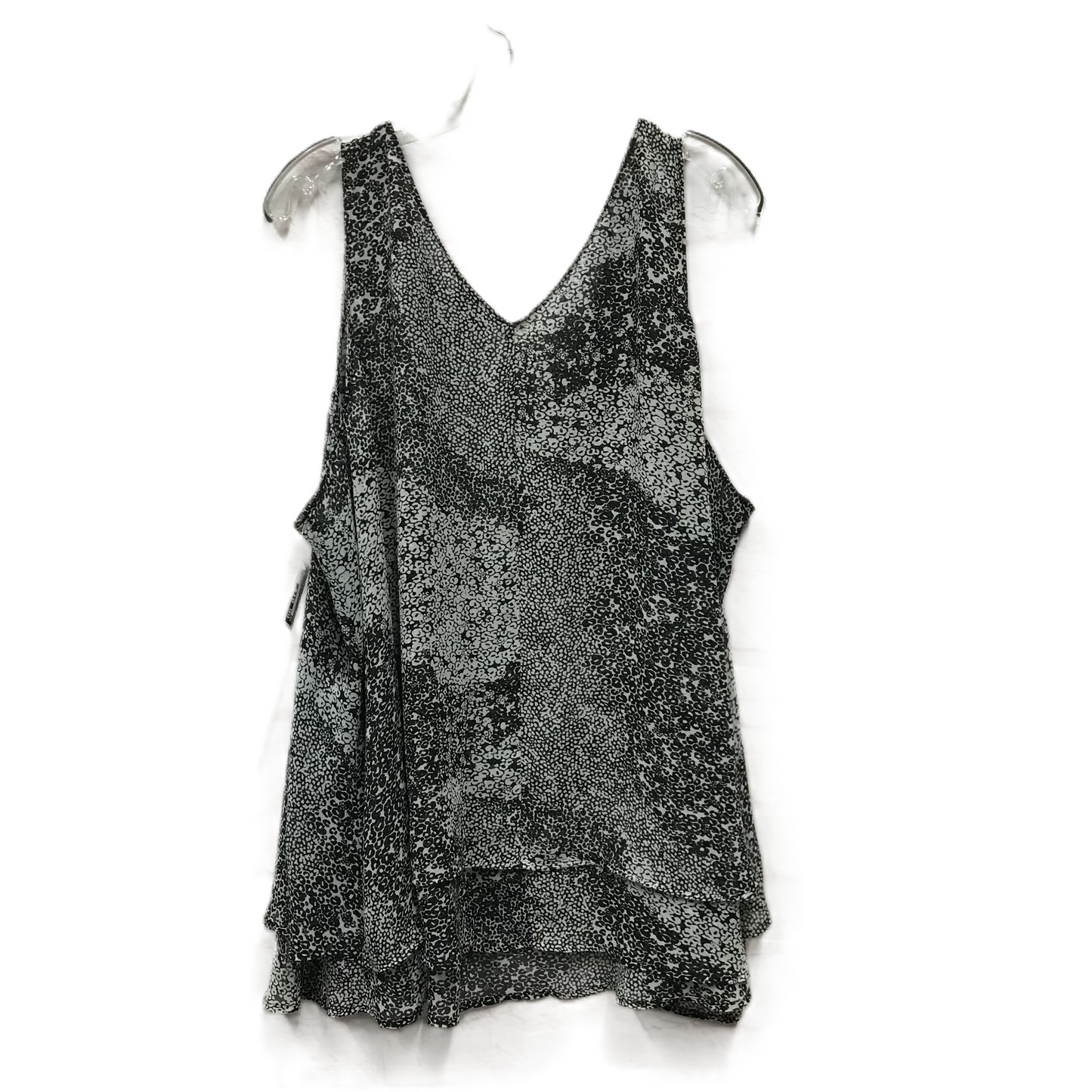 Black & Grey Top Sleeveless By Lane Bryant, Size: 3x