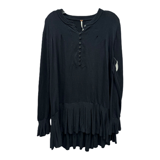 Blue Top Long Sleeve By Free People, Size: M