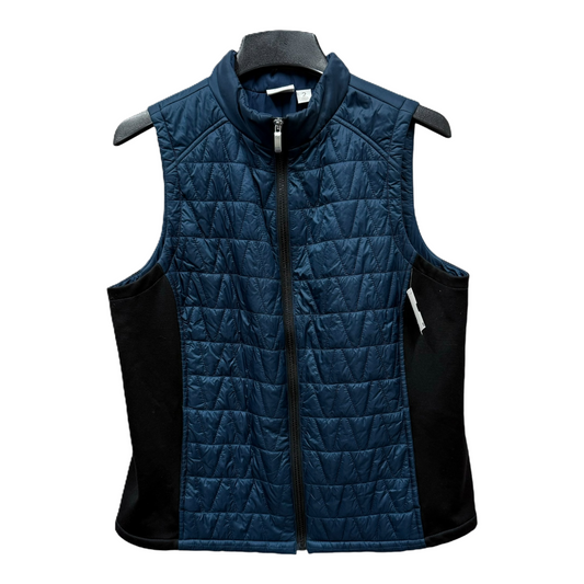 Vest Puffer & Quilted By Chicos In Blue, Size: L