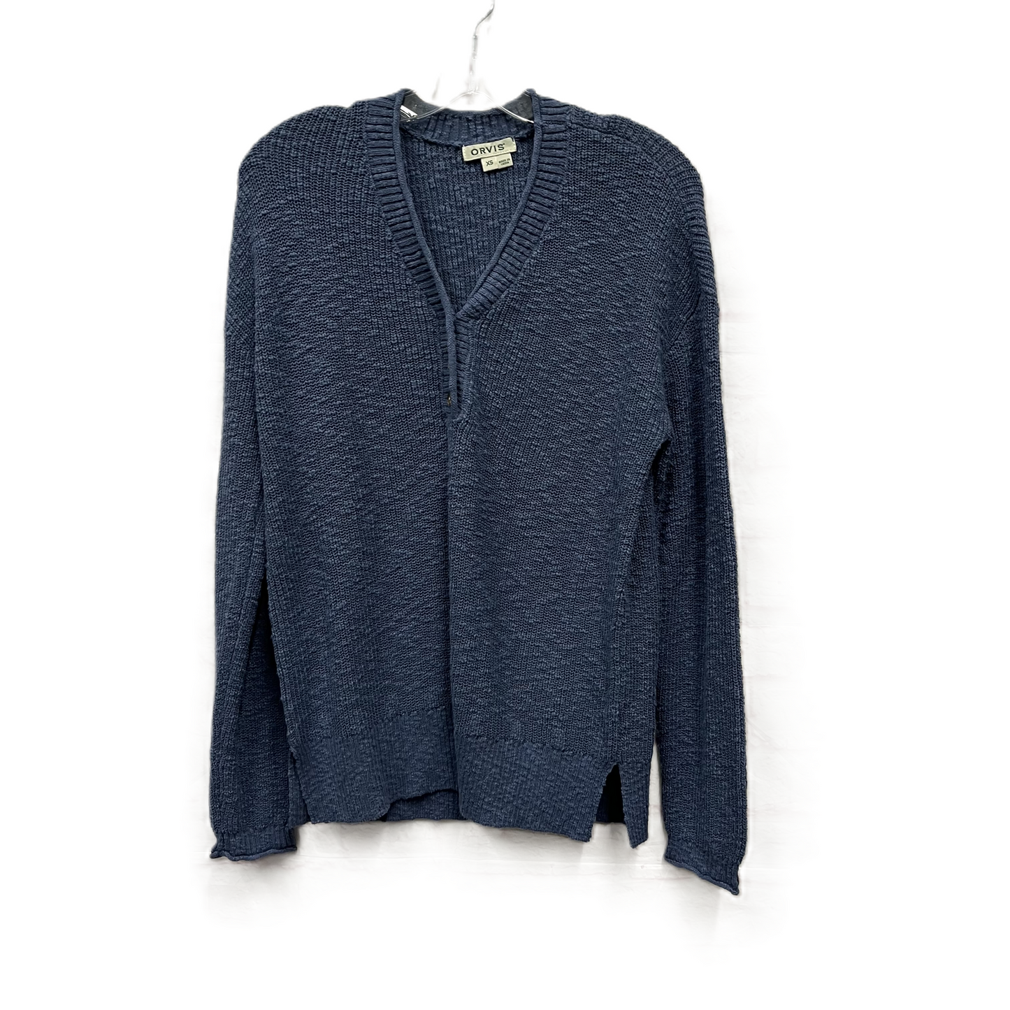 Sweater By Orvis In Blue, Size: Xs