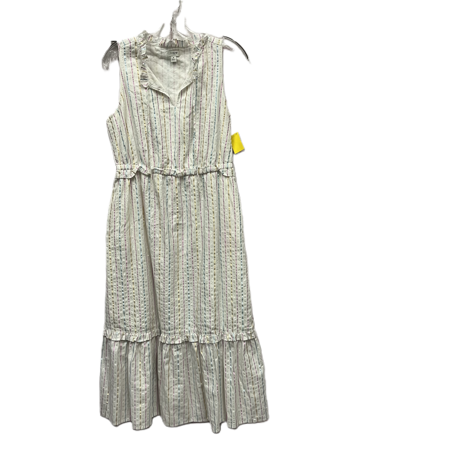 Dress Casual Midi By J. Crew In White, Size: S