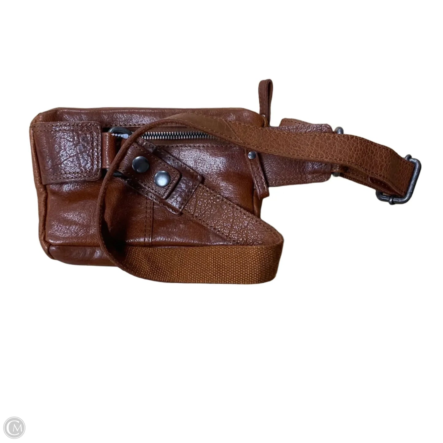 Belt Bag Leather By Clothes Mentor, Size: Medium