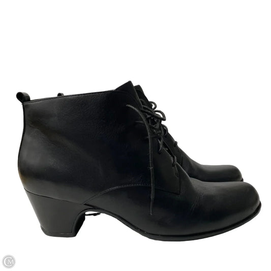 Boots Ankle Heels By Clarks In Black, Size: 11