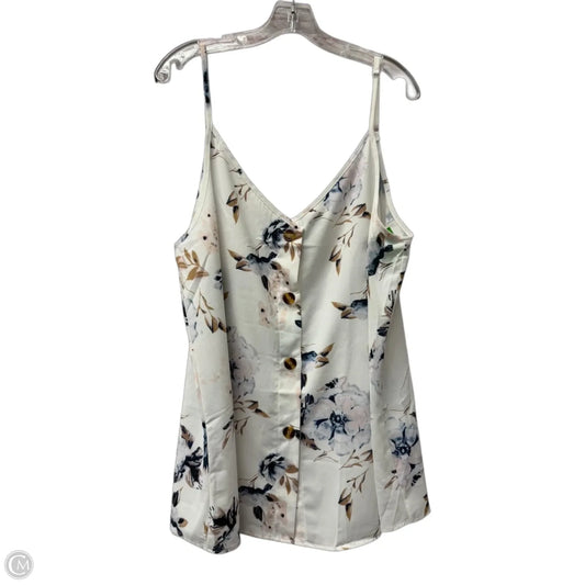 Top Sleeveless By Cme In White, Size: L