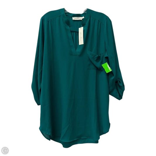 Top Short Sleeve By All In Favor In Green, Size: Xl