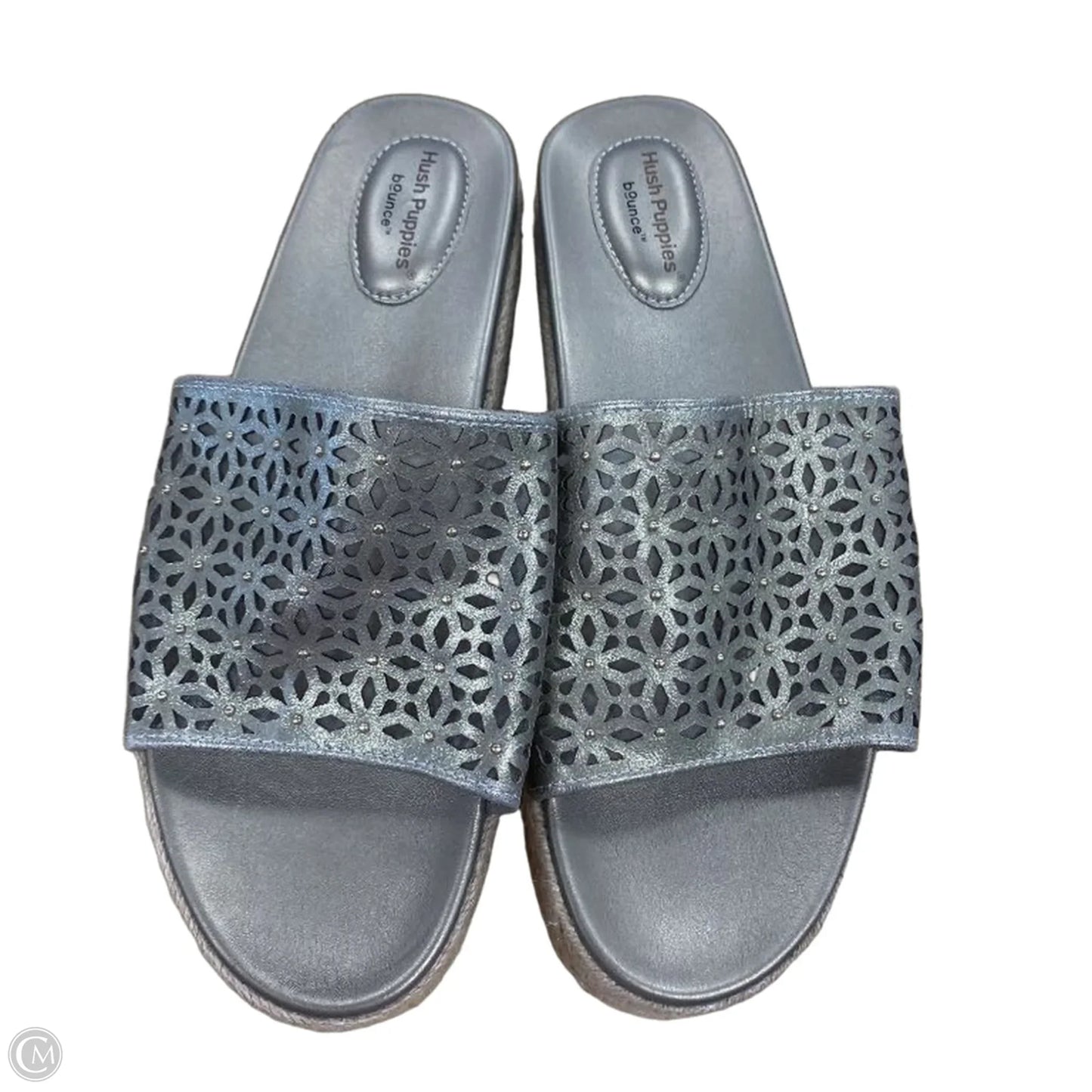 Sandals Flats By Hush Puppies In Gold, Size: 8