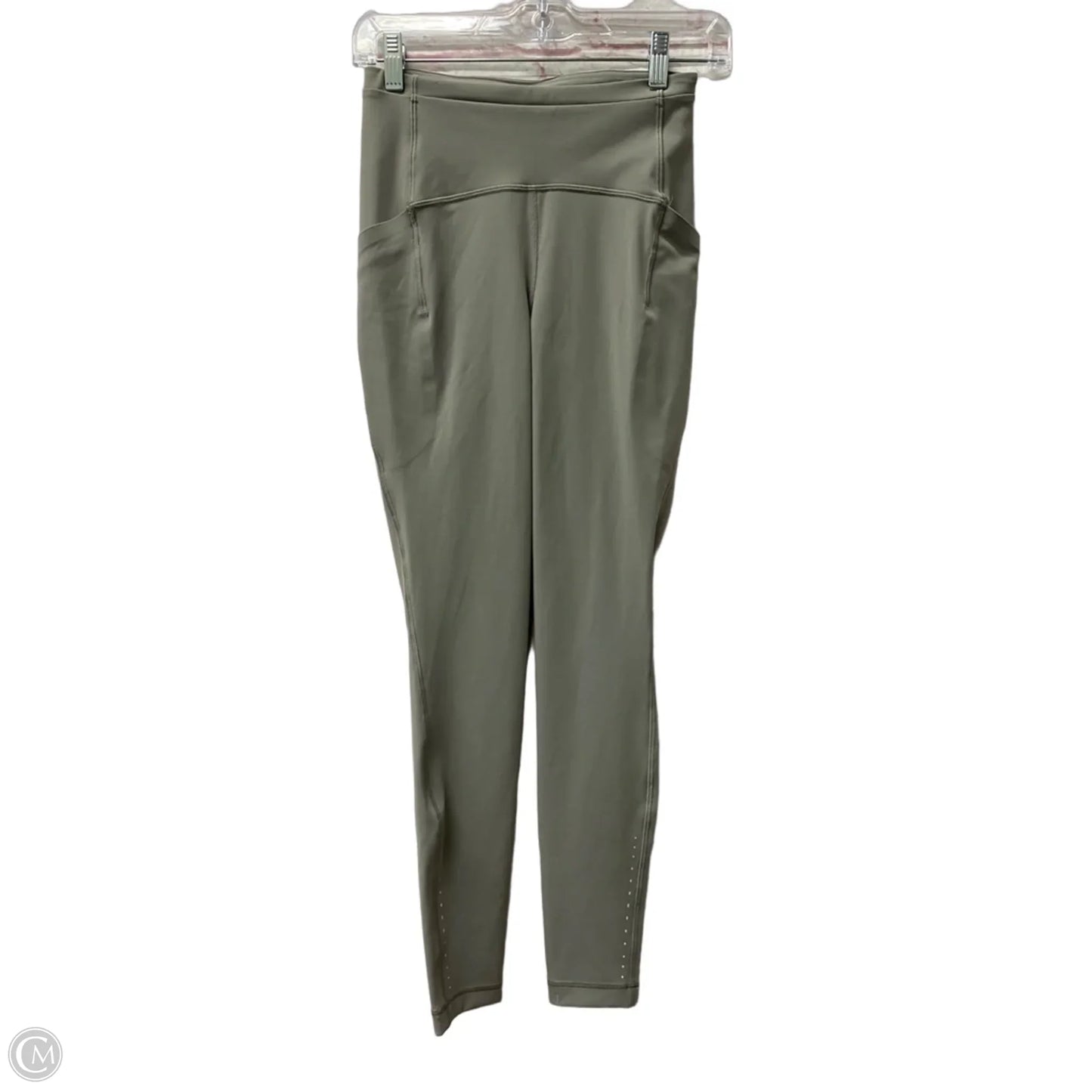 Athletic Leggings By Lululemon In Grey, Size: 4