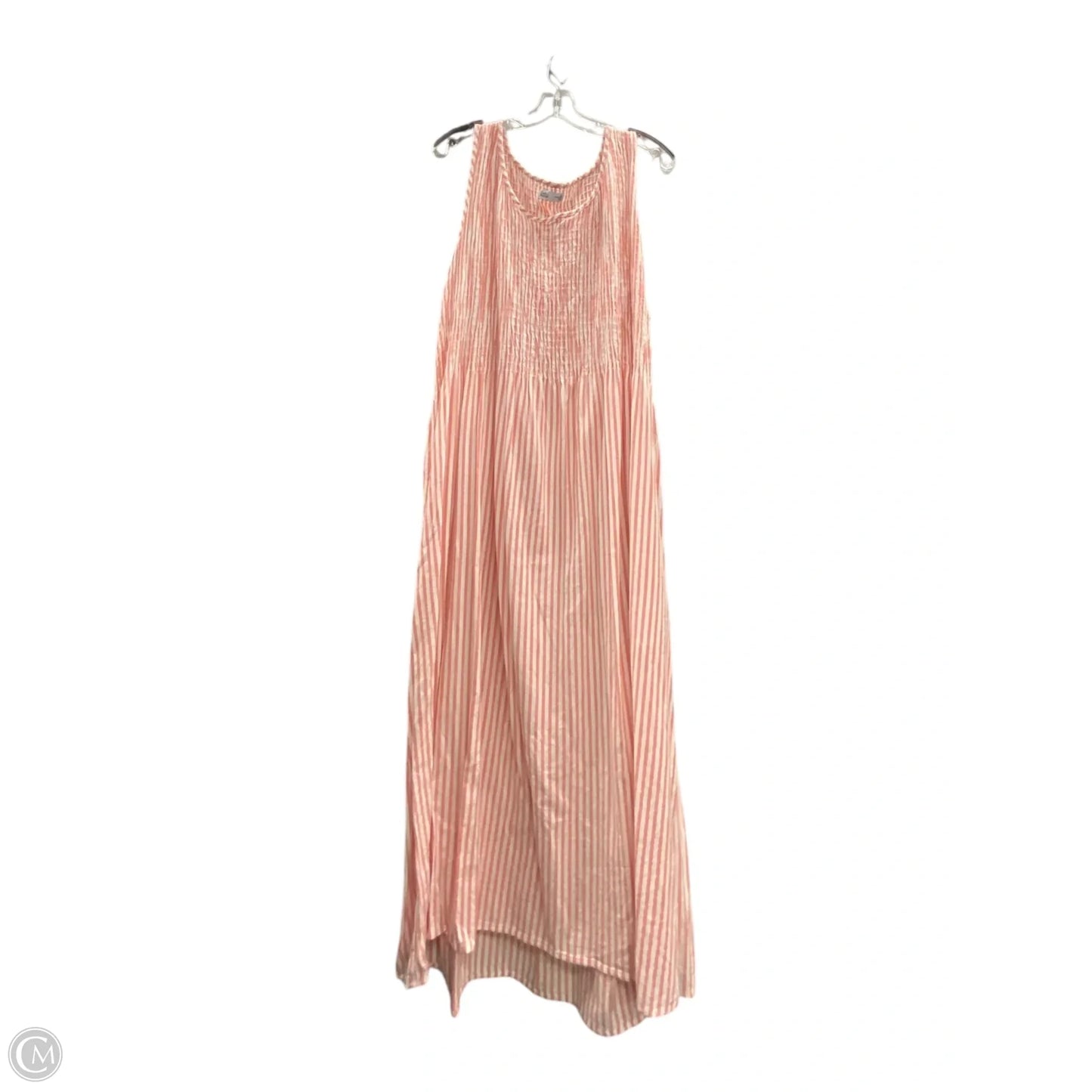 Dress Casual Midi By Croft And Barrow In Pink, Size: 2x