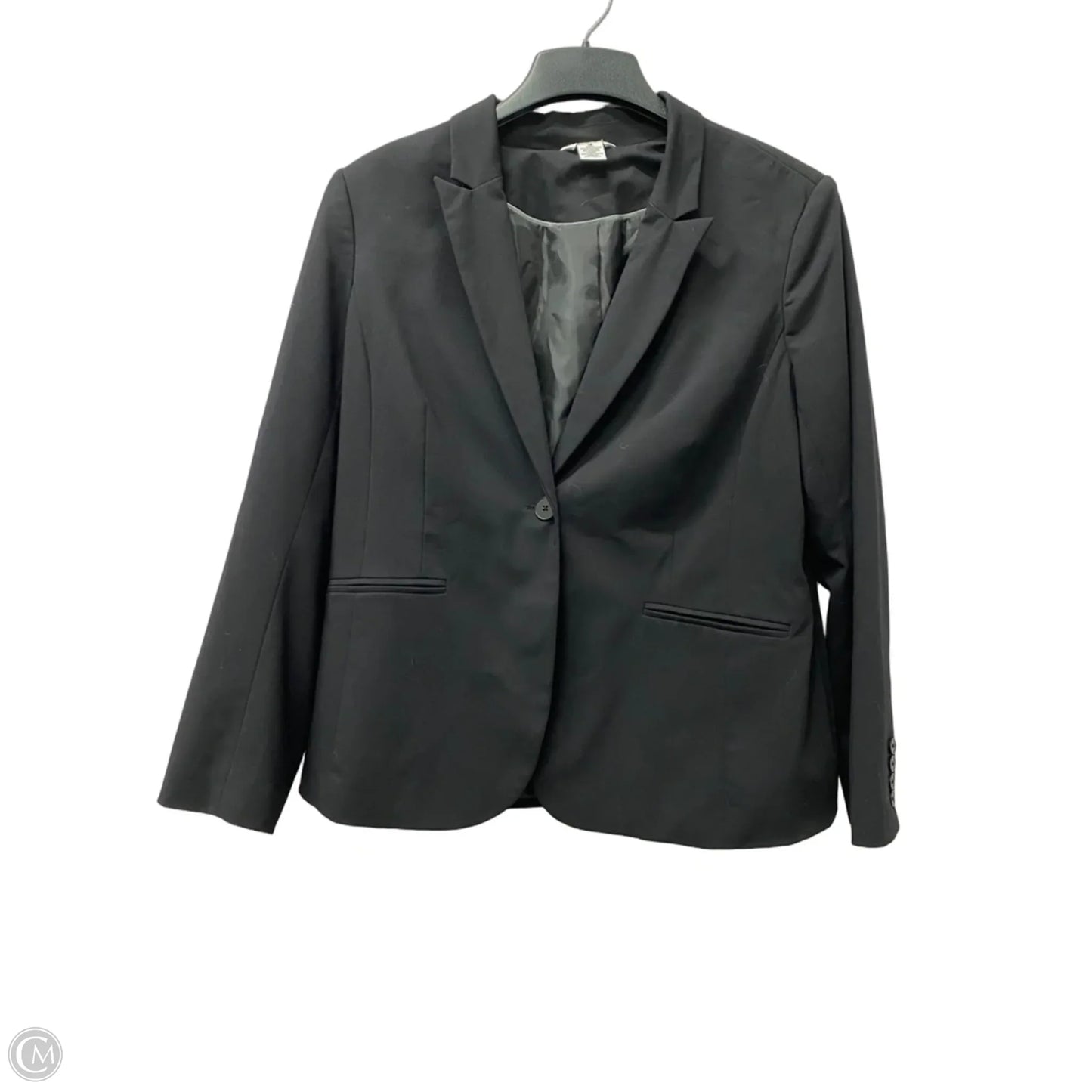 Blazer By Liz Claiborne In Black, Size: Xl