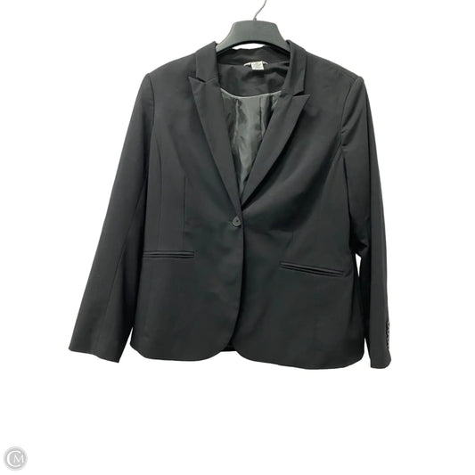 Blazer By Liz Claiborne In Black, Size: Xl