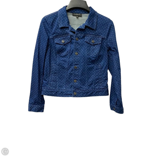 Jacket Denim By Talbots In Blue Denim, Size: S