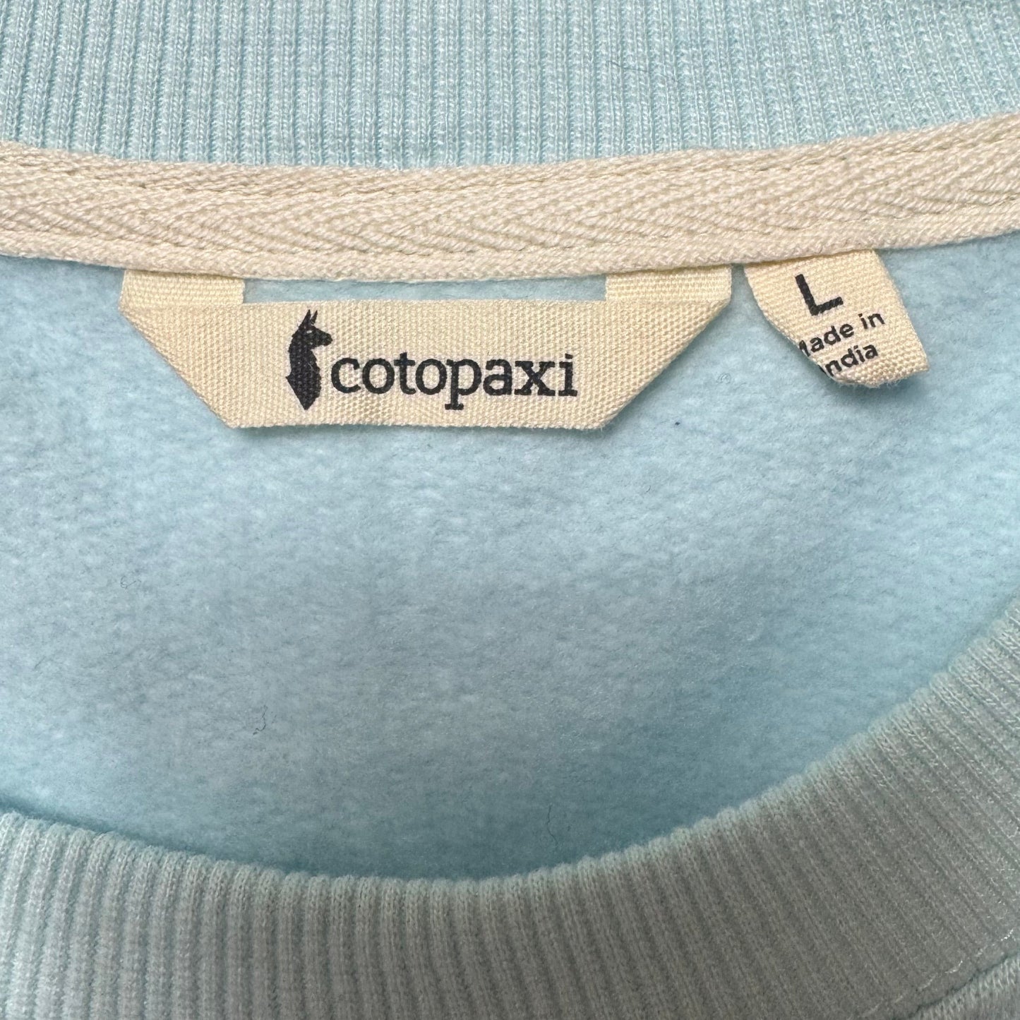 Sweatshirt Collar By Cotopaxi In Blue, Size: L