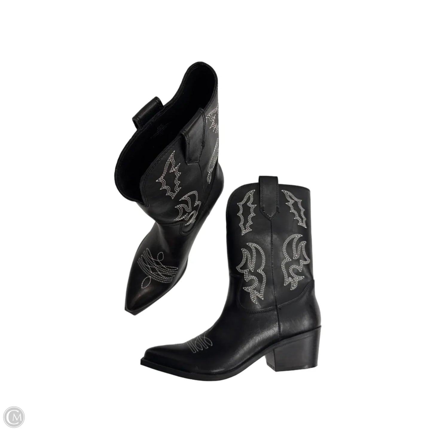 Boots Western By Indigo Rd In Black, Size: 8.5