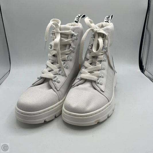 Boots Combat By Dr Martens In White, Size: 9