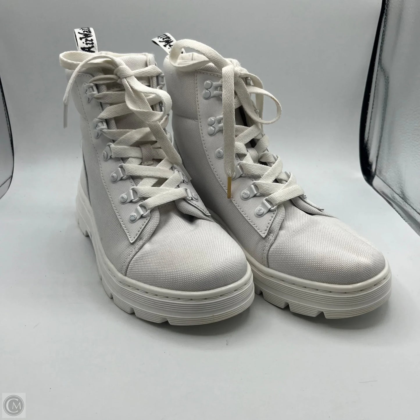 Boots Combat By Dr Martens In White, Size: 9