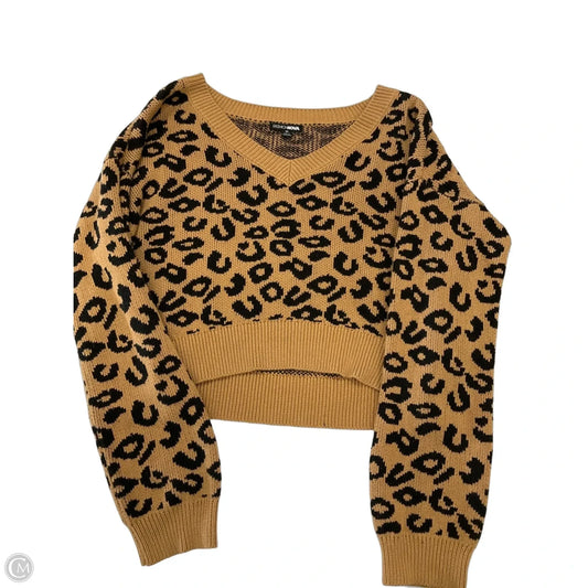 Sweater By Fashion Nova In Animal Print, Size: M