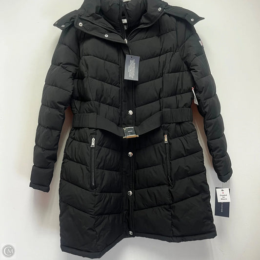 Coat Puffer & Quilted By Tommy Hilfiger In Black, Size: Xl