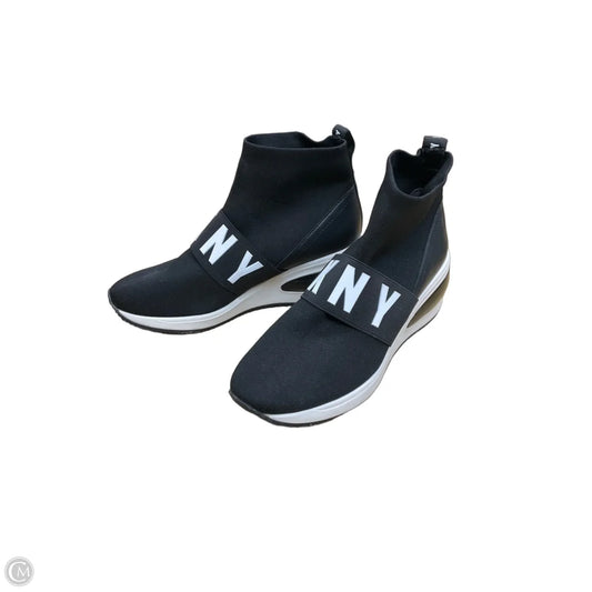 Shoes Sneakers By Dkny In Black, Size: 9