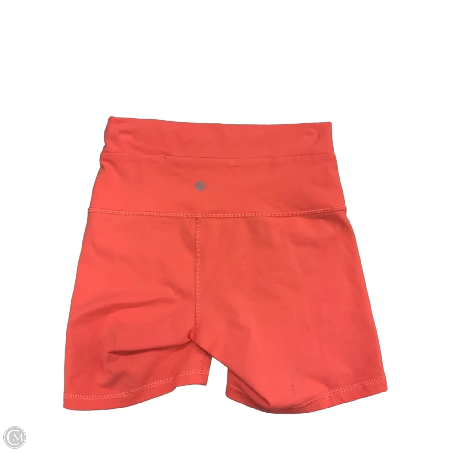 Athletic Shorts By Lululemon In Orange, Size: 6