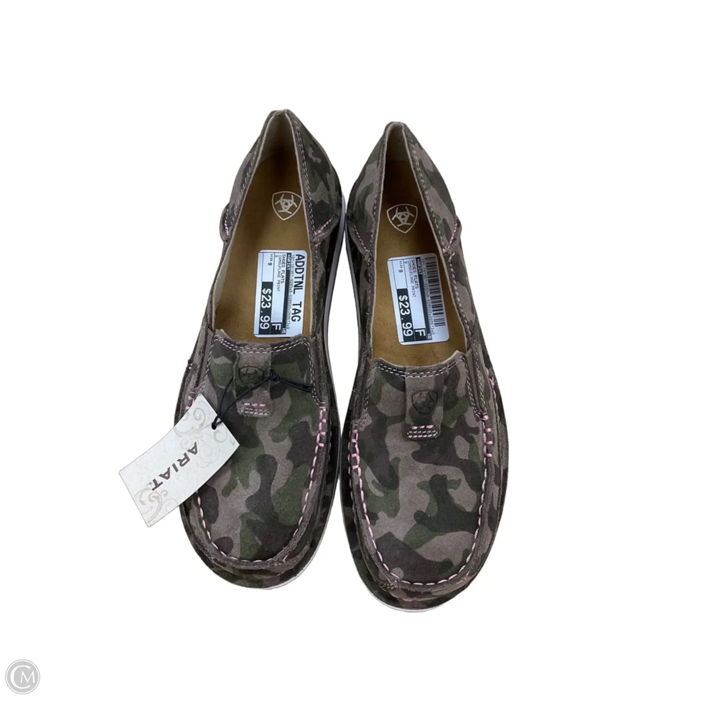 Shoes Flats By Ariat In Camouflage Print, Size: 9