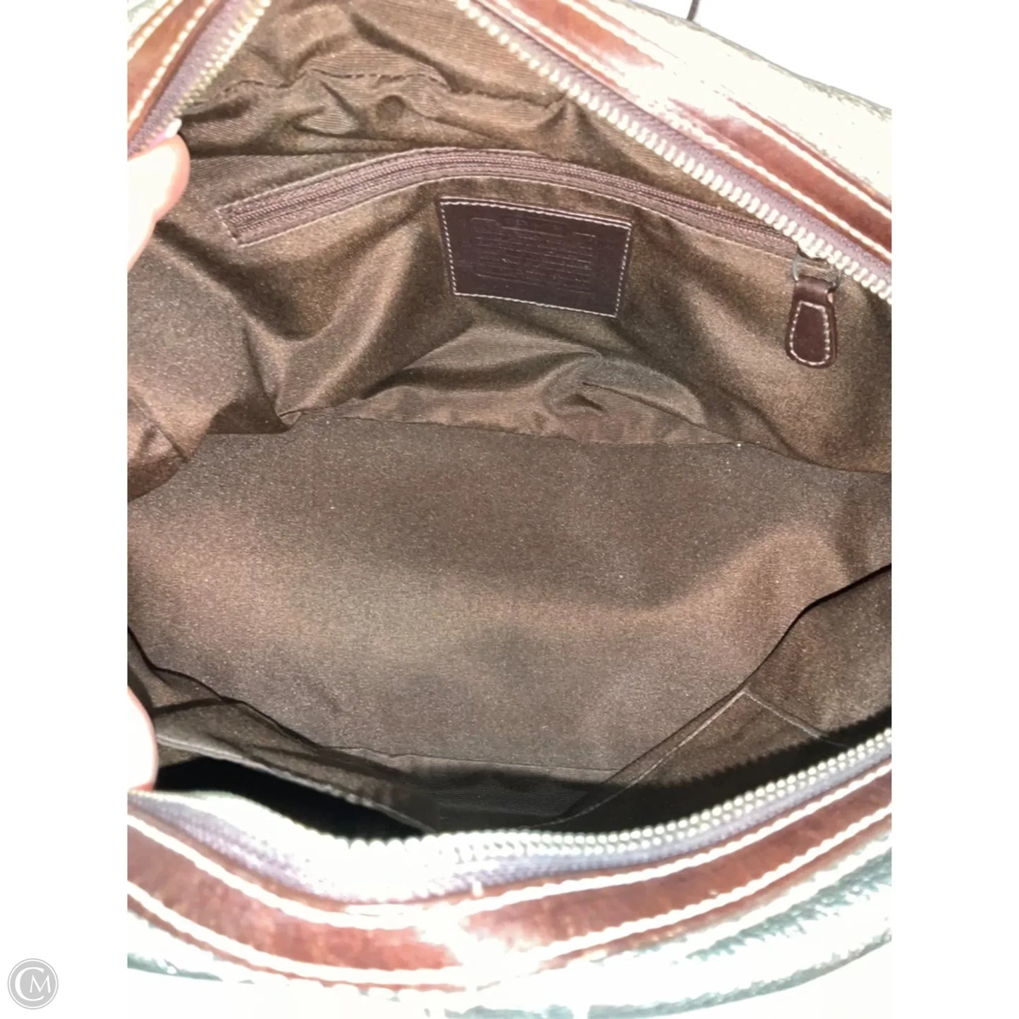 Handbag Designer By Coach, Size: Large