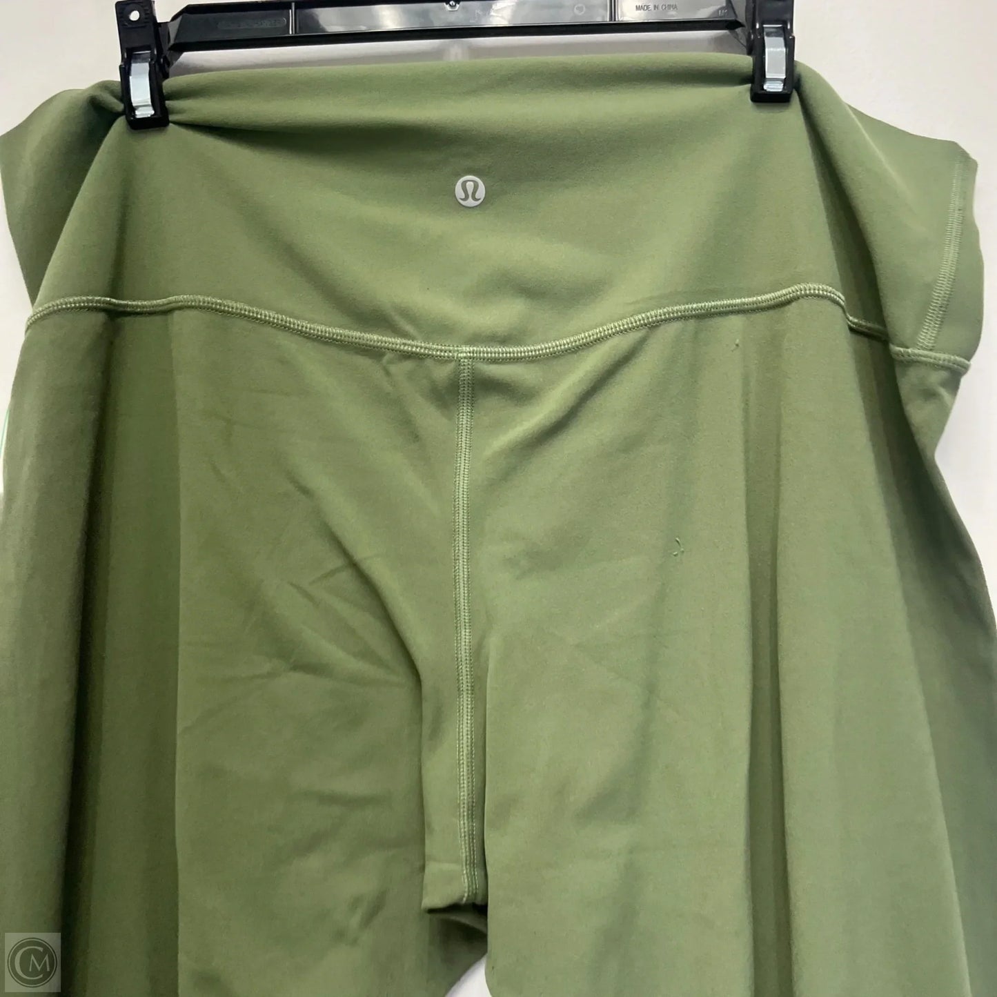 Athletic Leggings By Lululemon In Green, Size: 18