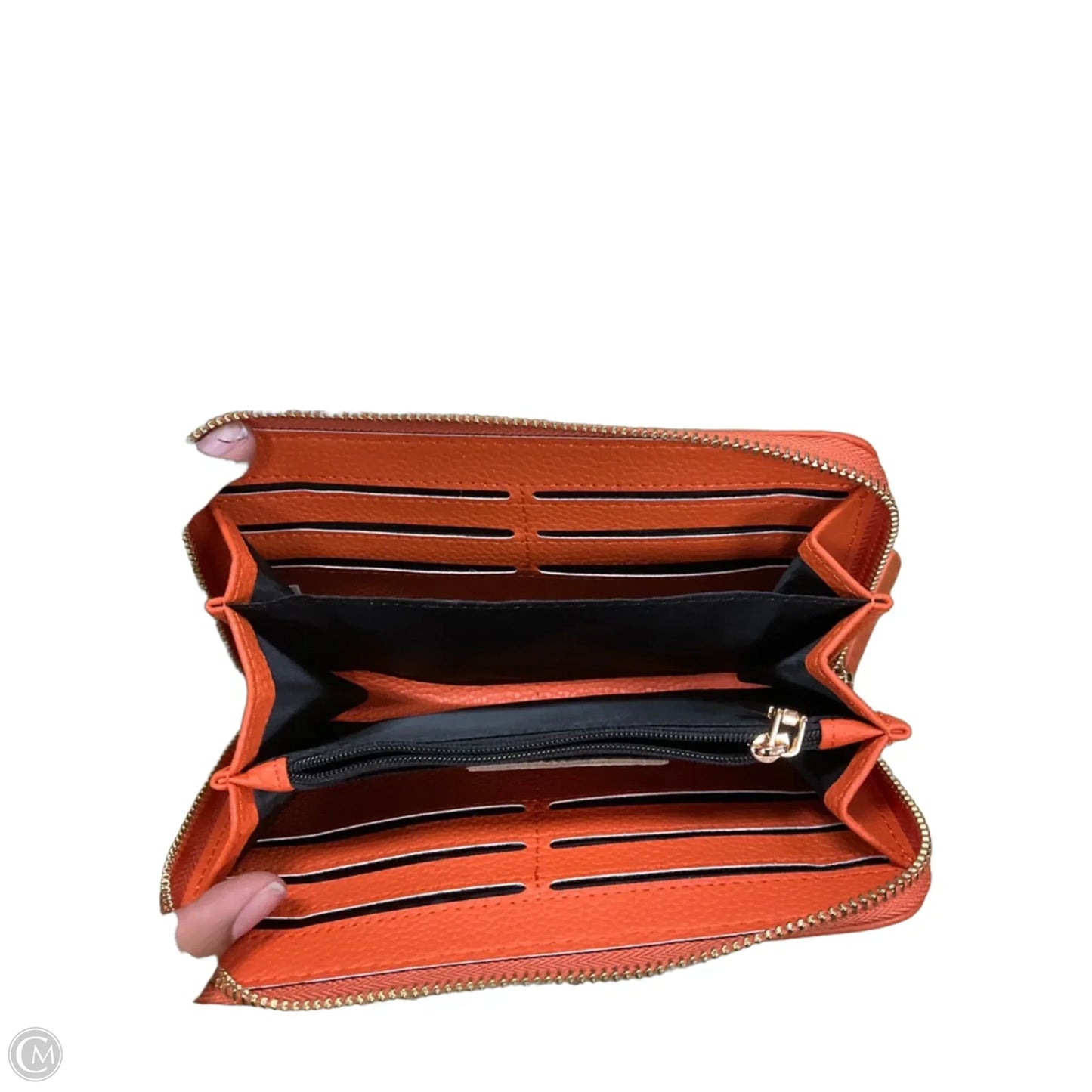 Wallet Leather By Clothes Mentor, Size: Large
