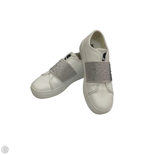 Shoes Designer By Karl Lagerfeld In White, Size: 7.5