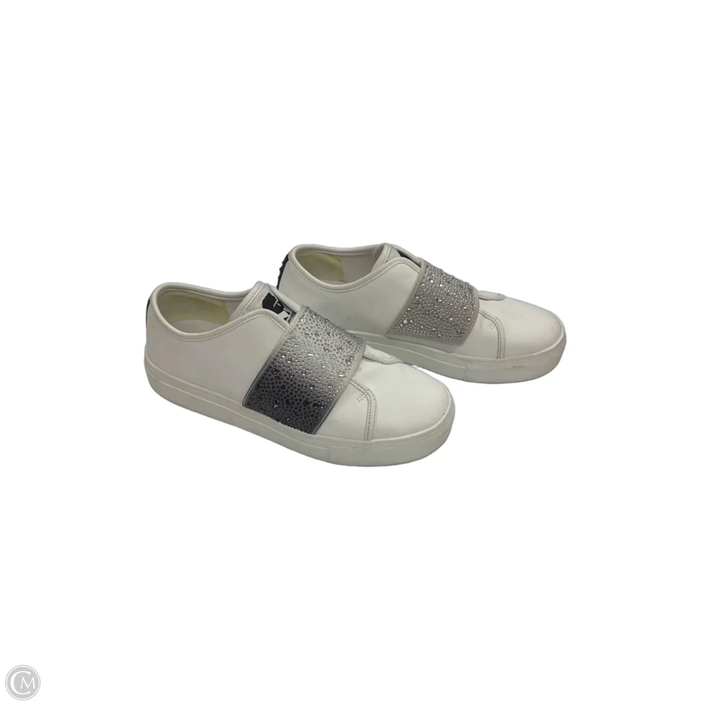 Shoes Designer By Karl Lagerfeld In White, Size: 7.5