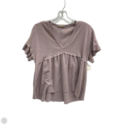 Top Short Sleeve By Altard State In Purple, Size: Xs