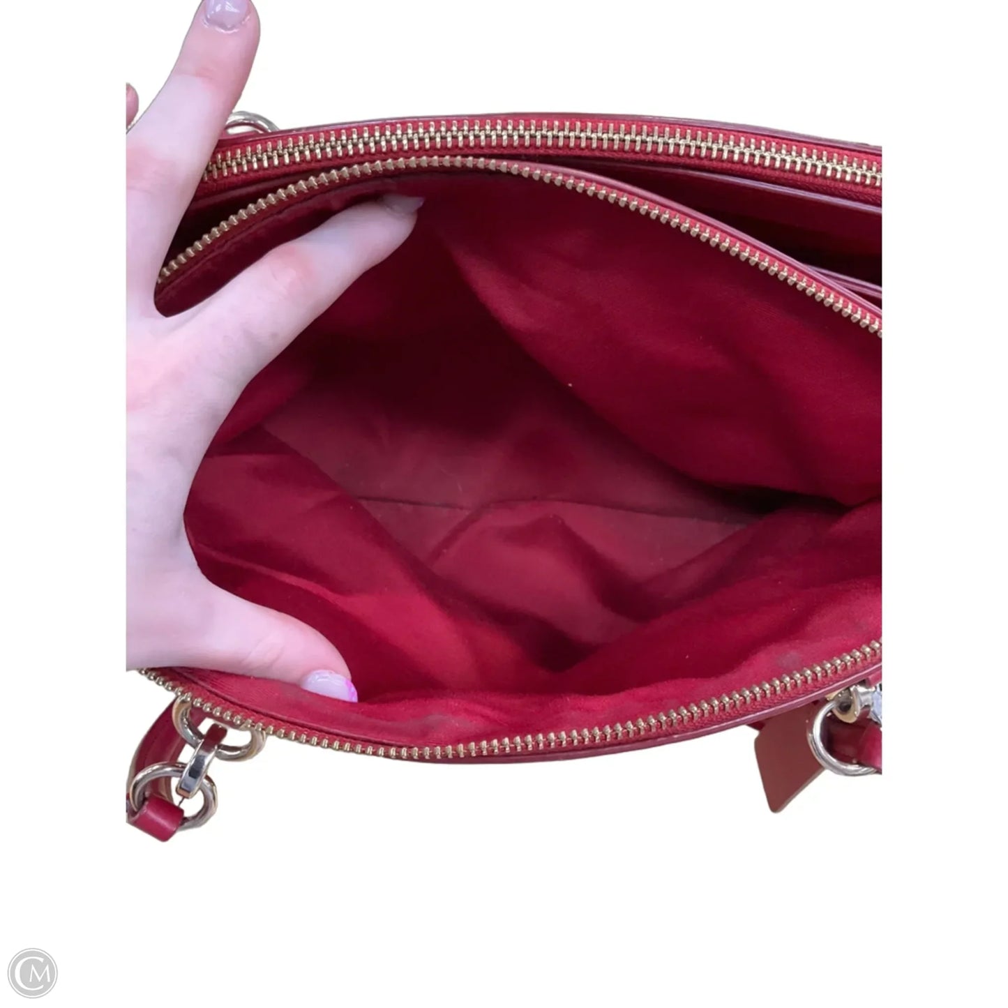 Handbag Designer By Coach, Size: Large