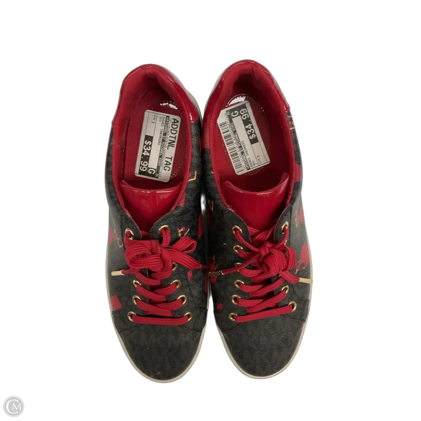 Shoes Sneakers By Michael By Michael Kors In Red, Size: 7