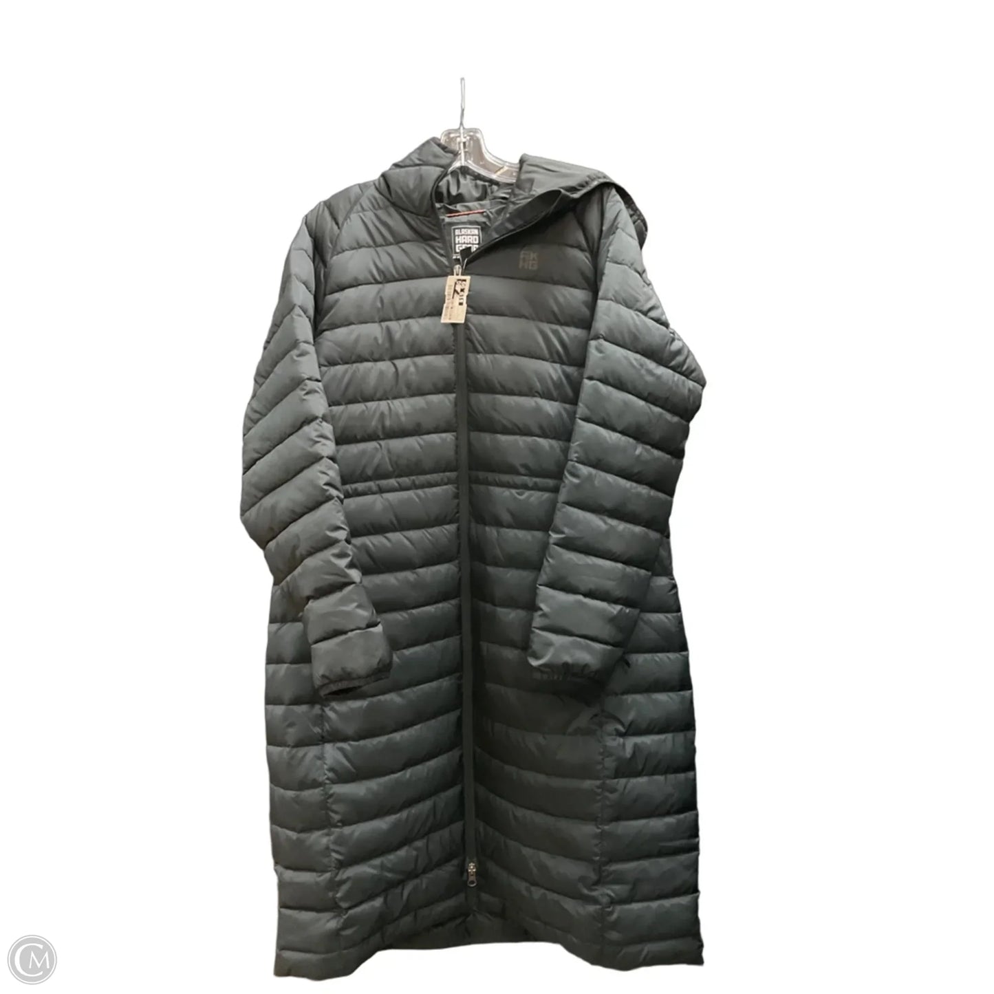 Coat Puffer & Quilted By Alabama Cotton In Black, Size: L