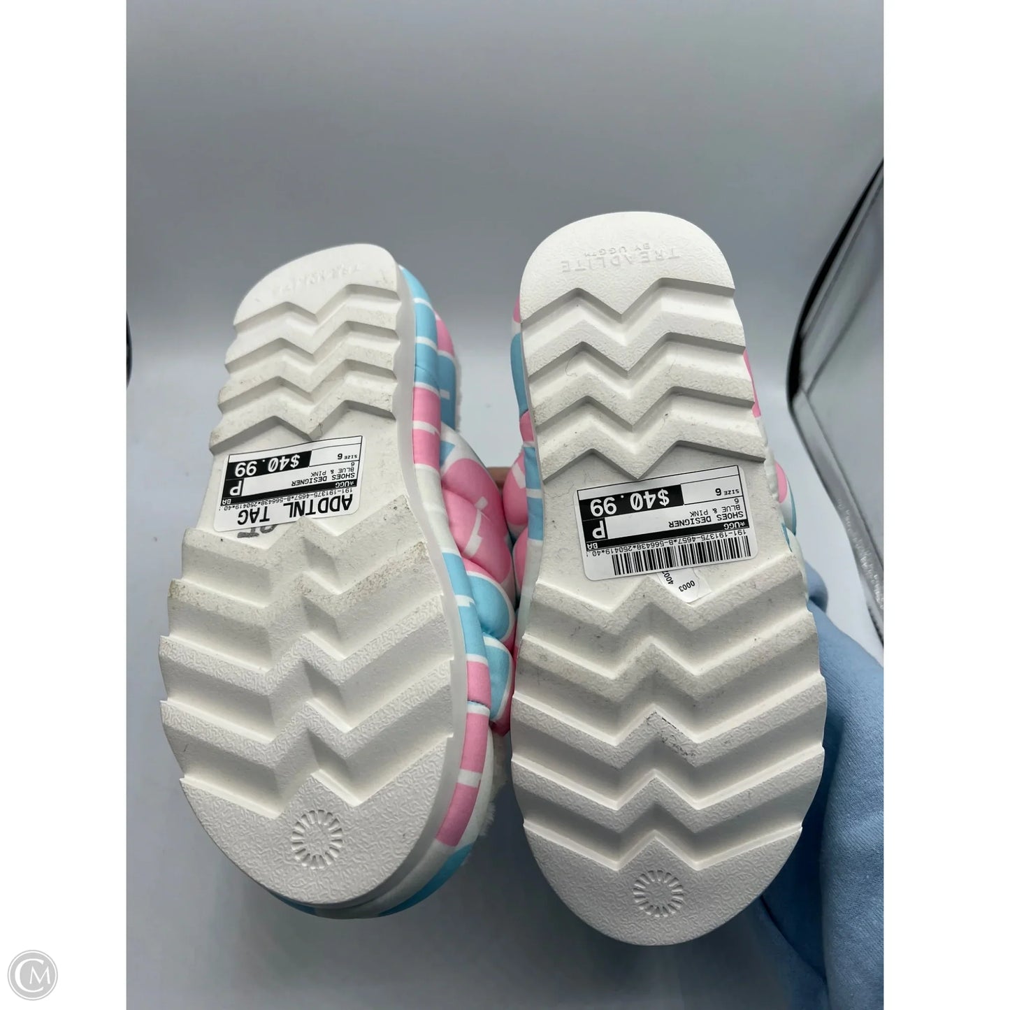 Sandals By Ugg In Blue & Pink, Size: 6