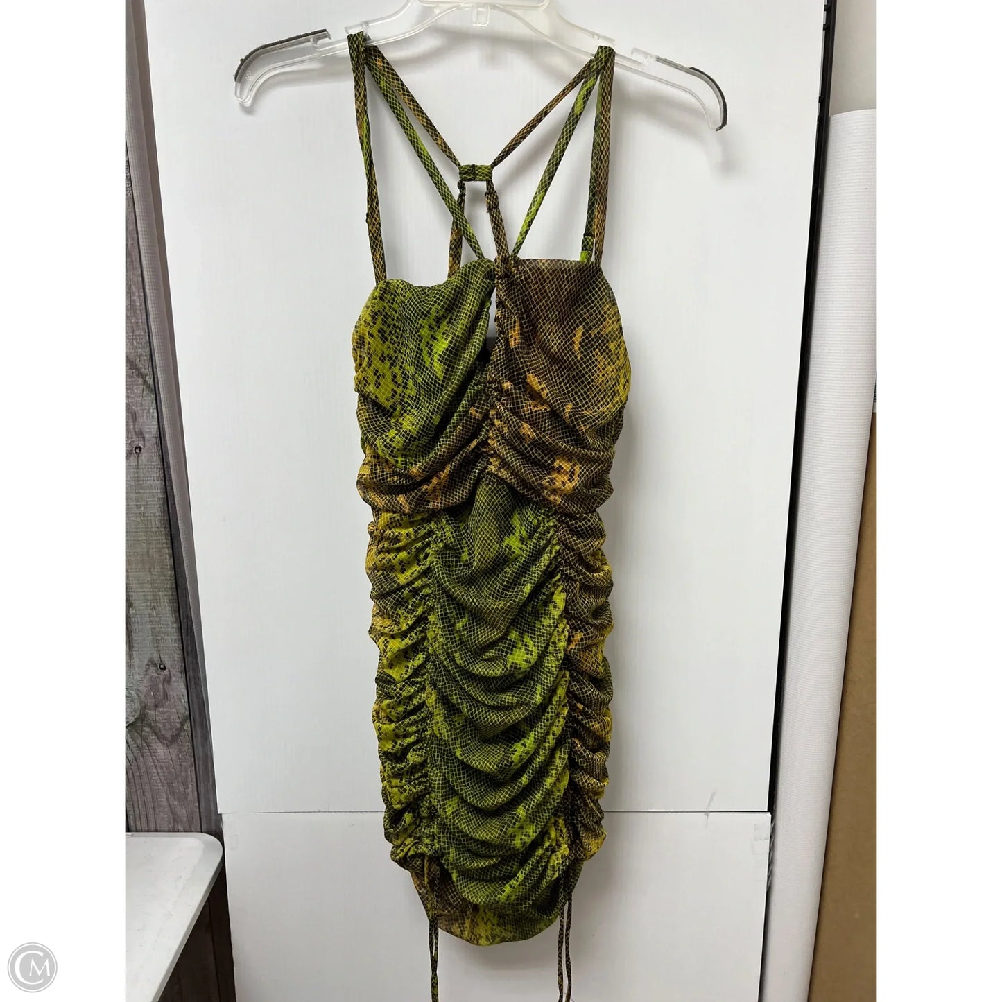 Dress Designer By All Saints In Snakeskin Print, Size: 6