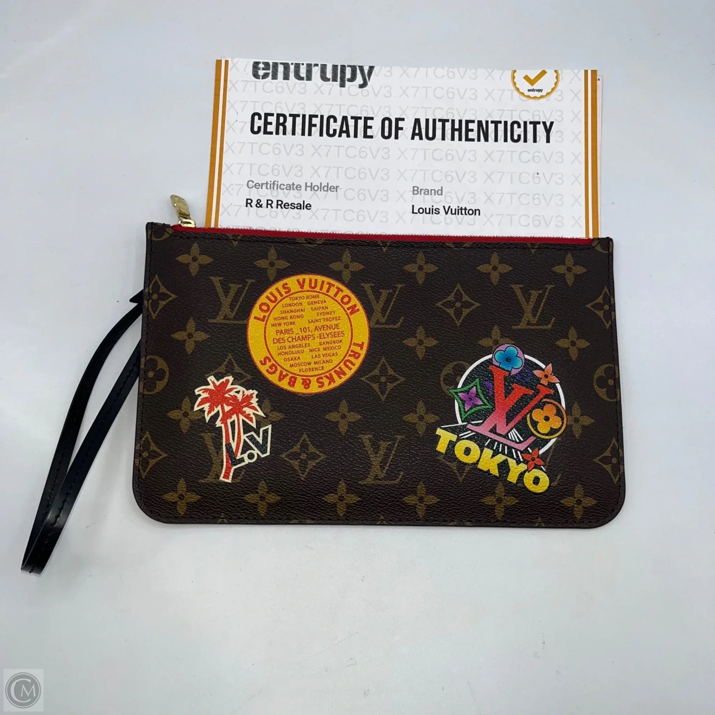 Wristlet Luxury Designer By Louis Vuitton, Size: Medium