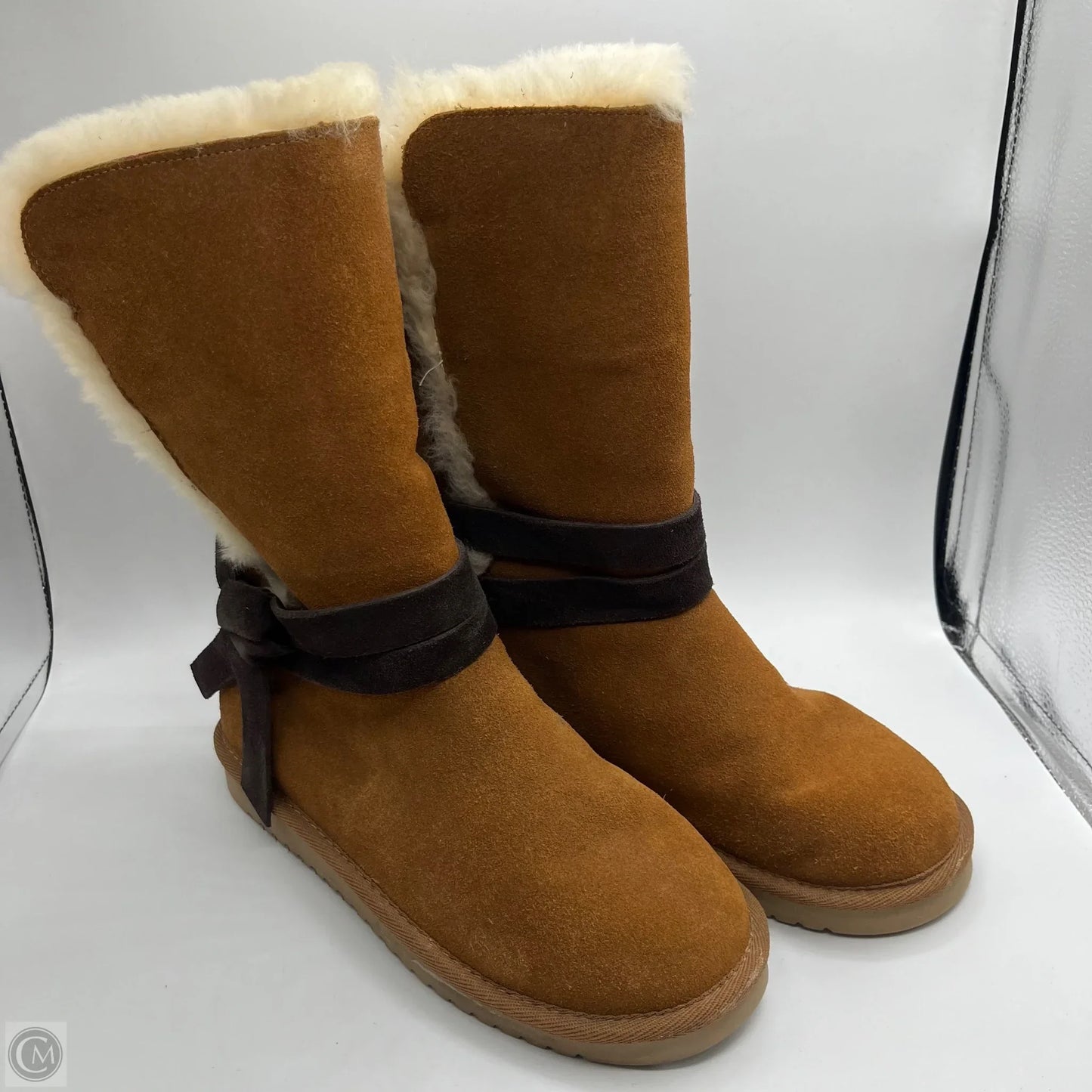 Boots Mid-calf Flats By Koolaburra By Ugg In Brown, Size: 7