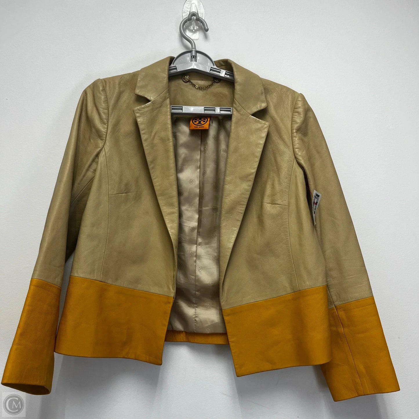 Jacket Designer By Tory Burch In Brown, Size: 8