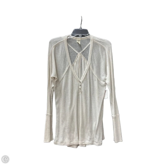 Top Long Sleeve By We The Free In White, Size: S