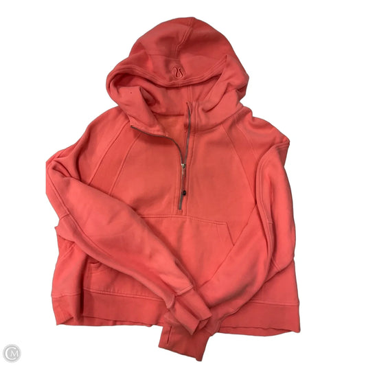 Athletic Jacket By Lululemon In Pink, Size: Xl