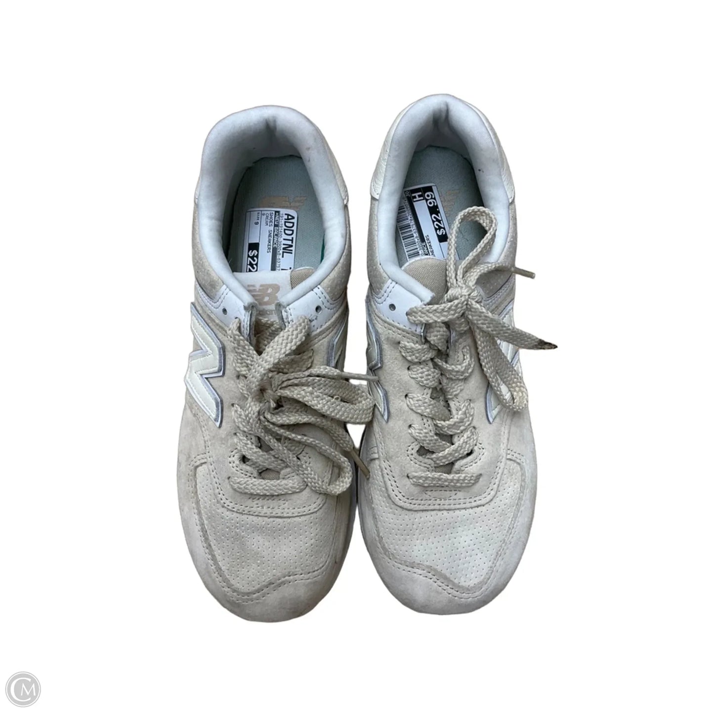 Shoes Sneakers By New Balance In Cream, Size: 9