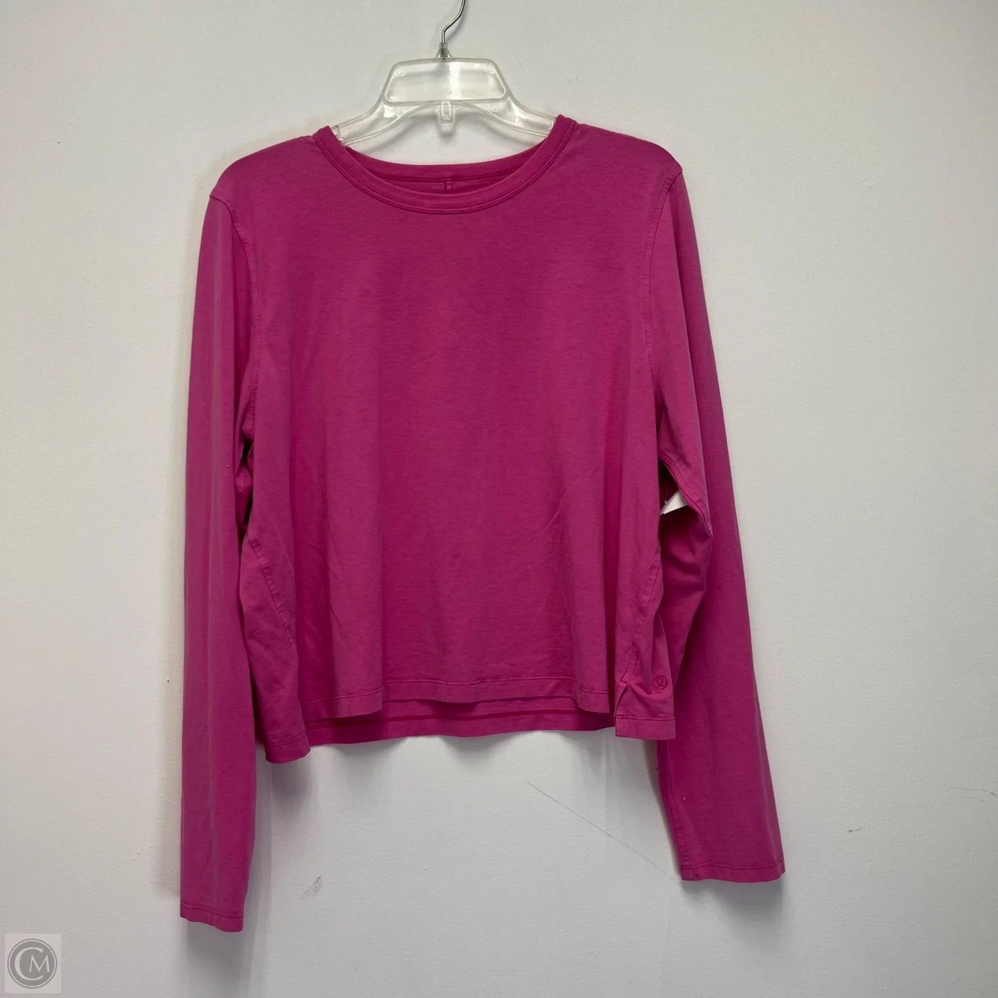 Top Long Sleeve By Lululemon In Pink, Size: Xl