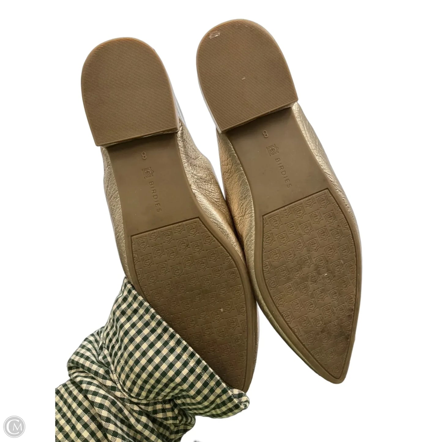 Shoes Flats By Birdies In Rose Gold, Size: 8