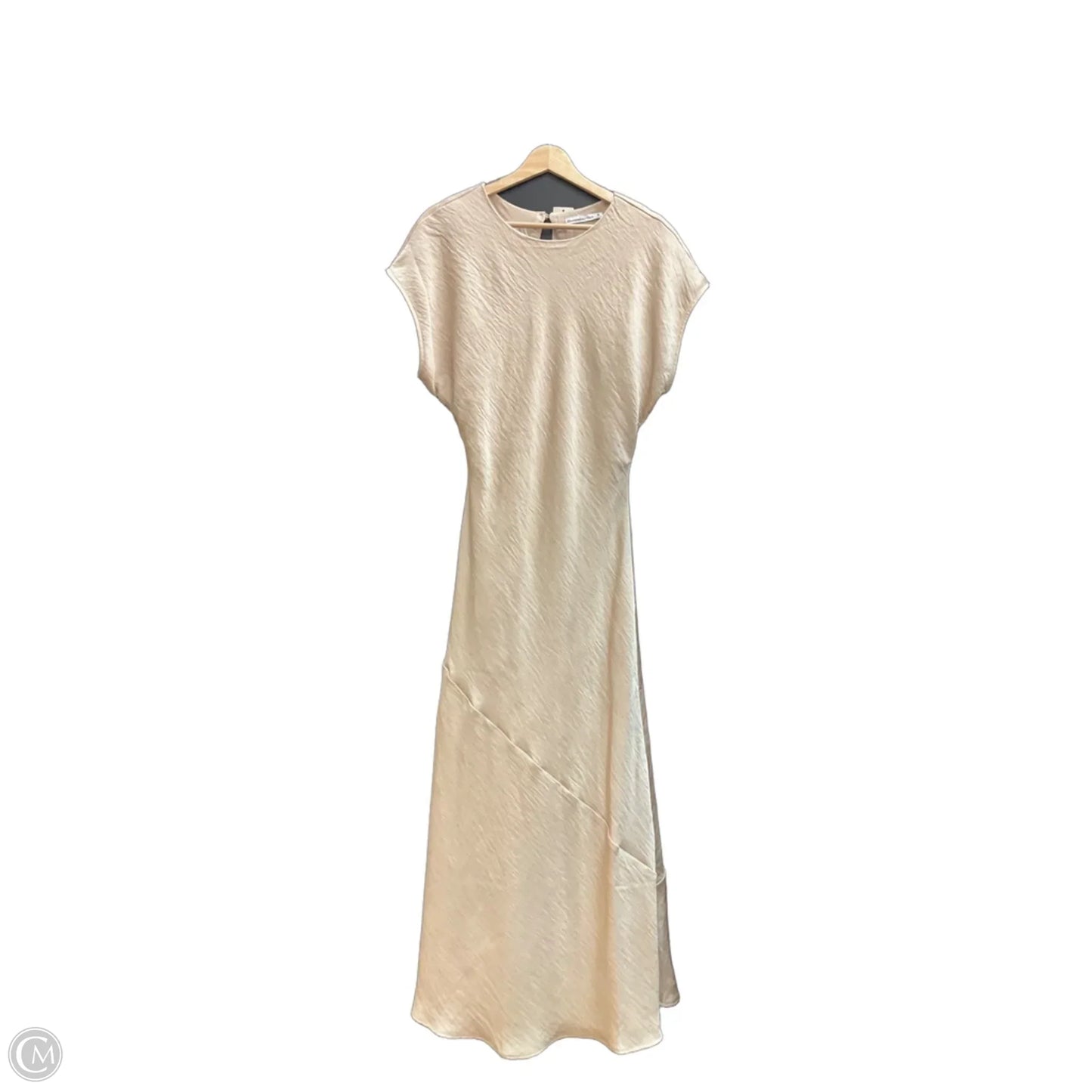 Dress Casual Maxi By Abercrombie And Fitch In Gold, Size: M