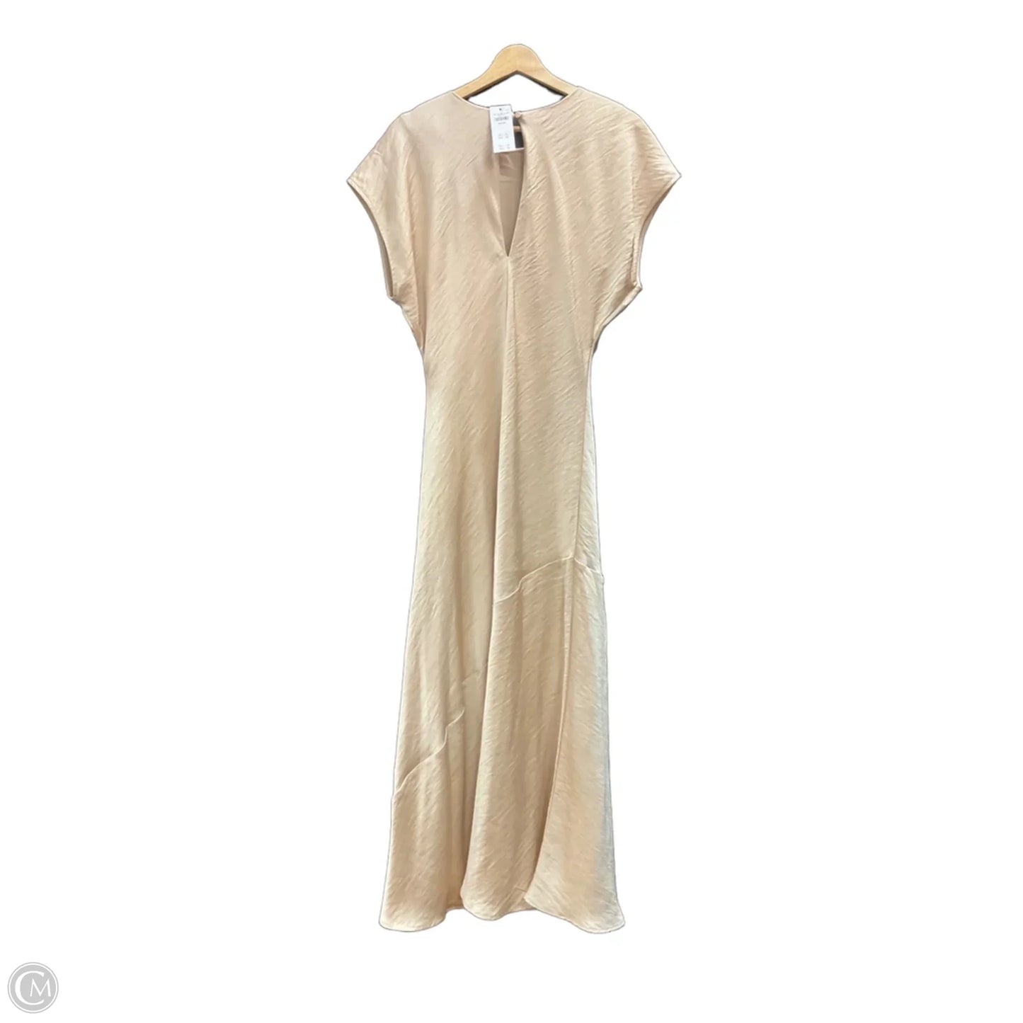 Dress Casual Maxi By Abercrombie And Fitch In Gold, Size: M