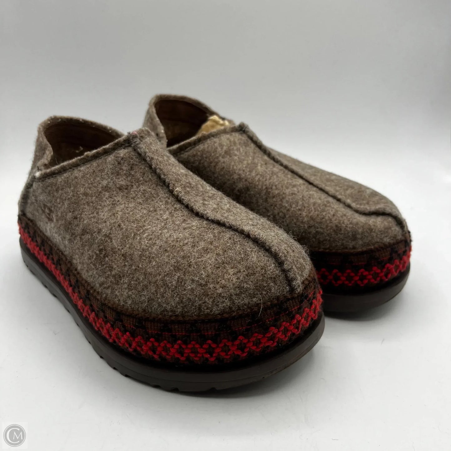 Slippers Designer By Ugg In White, Size: 5